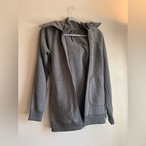 Burton Durable Goods Women Size XS Charcoal Grey Fleece Jacket Lightweight